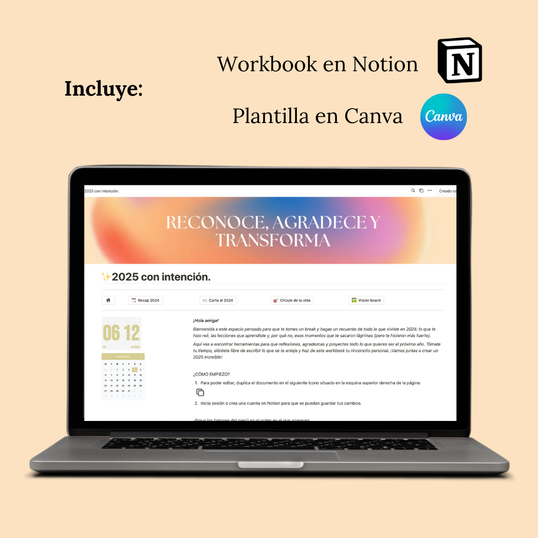 2025 con intención - Workbook en Notion