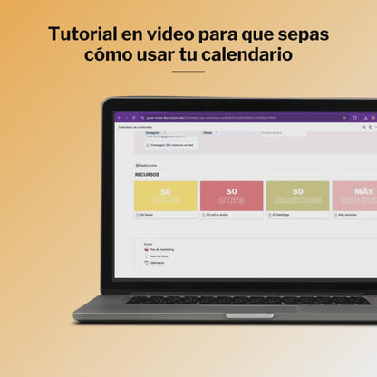 Plantilla Notion - Calendario de contenidos